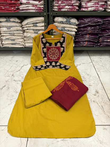HALDI MUSTARD COTTON CHARM SET