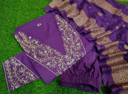 AARUSHI REGAL ZARI COTTON SUIT SET