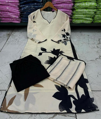 KAVYA CLASSIC CREAM CHARCOAL SET